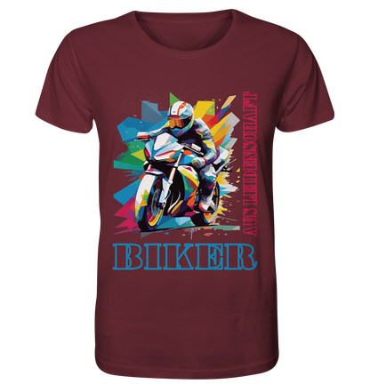 Biker aus Leidenschaft - Abstrakt  - Organic Shirt