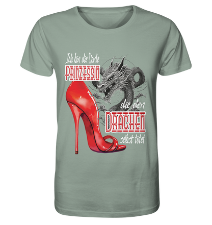 Prinzessin - die den Drachen tötet High Heel - Organic Shirt