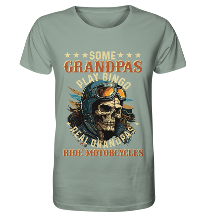 Echte Opas fahren Motorrad - Organic Shirt