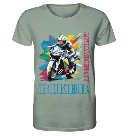Biker aus Leidenschaft - Abstrakt  - Organic Shirt