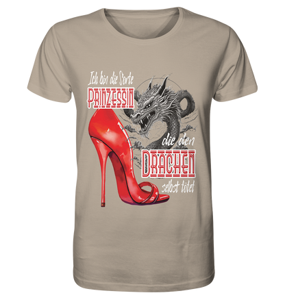 Prinzessin - die den Drachen tötet High Heel - Organic Shirt