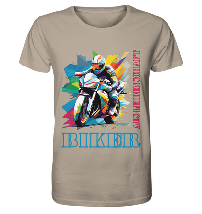 Biker aus Leidenschaft - Abstrakt  - Organic Shirt