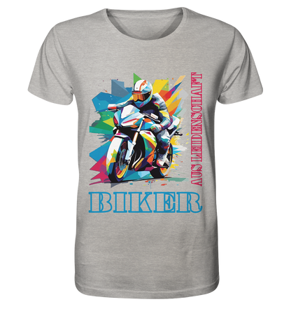 Biker aus Leidenschaft - Abstrakt  - Organic Shirt
