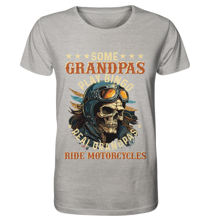 Echte Opas fahren Motorrad - Organic Shirt