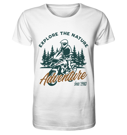 Explore the Nature - Adventure Bike 1980 - Organic Shirt