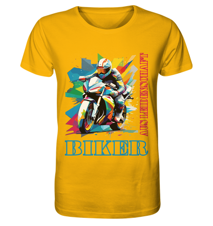 Biker aus Leidenschaft - Abstrakt  - Organic Shirt