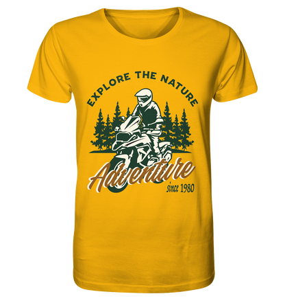Explore the Nature - Adventure Bike 1980 - Organic Shirt