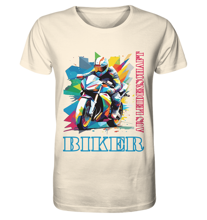 Biker aus Leidenschaft - Abstrakt  - Organic Shirt
