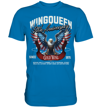 Goldwing Wing Queen 50 Jubiläum 1975 - Premium Shirt