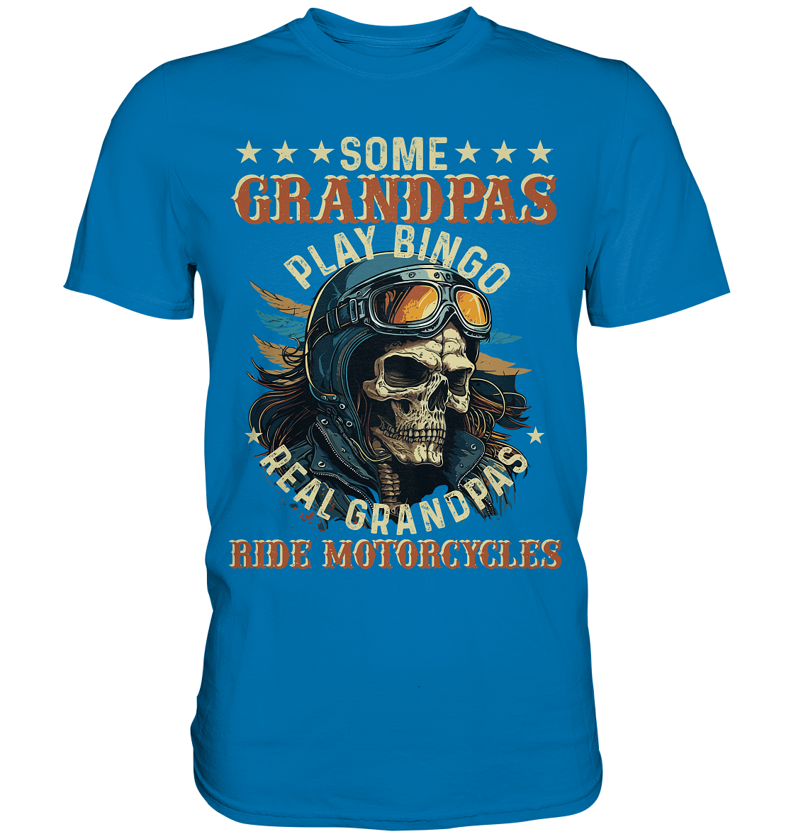 Echte Opas fahren Motorrad - Premium Shirt