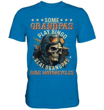 Echte Opas fahren Motorrad - Premium Shirt