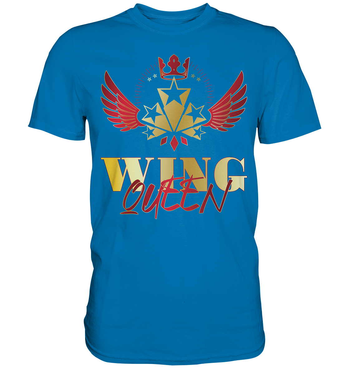 Goldwing - Wing Queen rot/gold - Premium Shirt