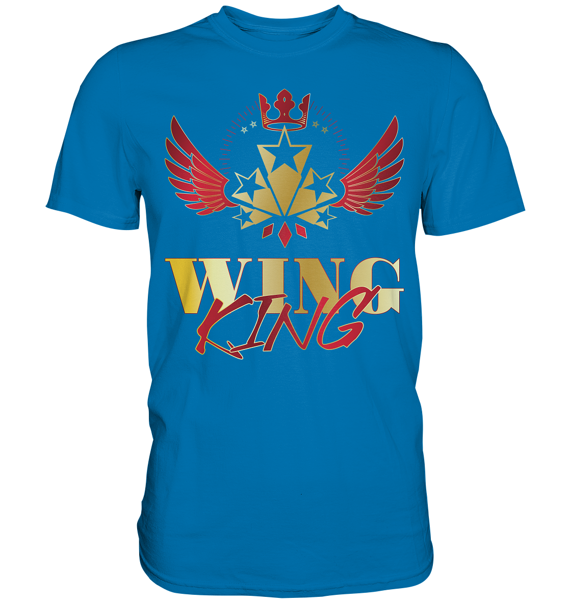 Goldwing - Wing King rot/gold - Premium Shirt