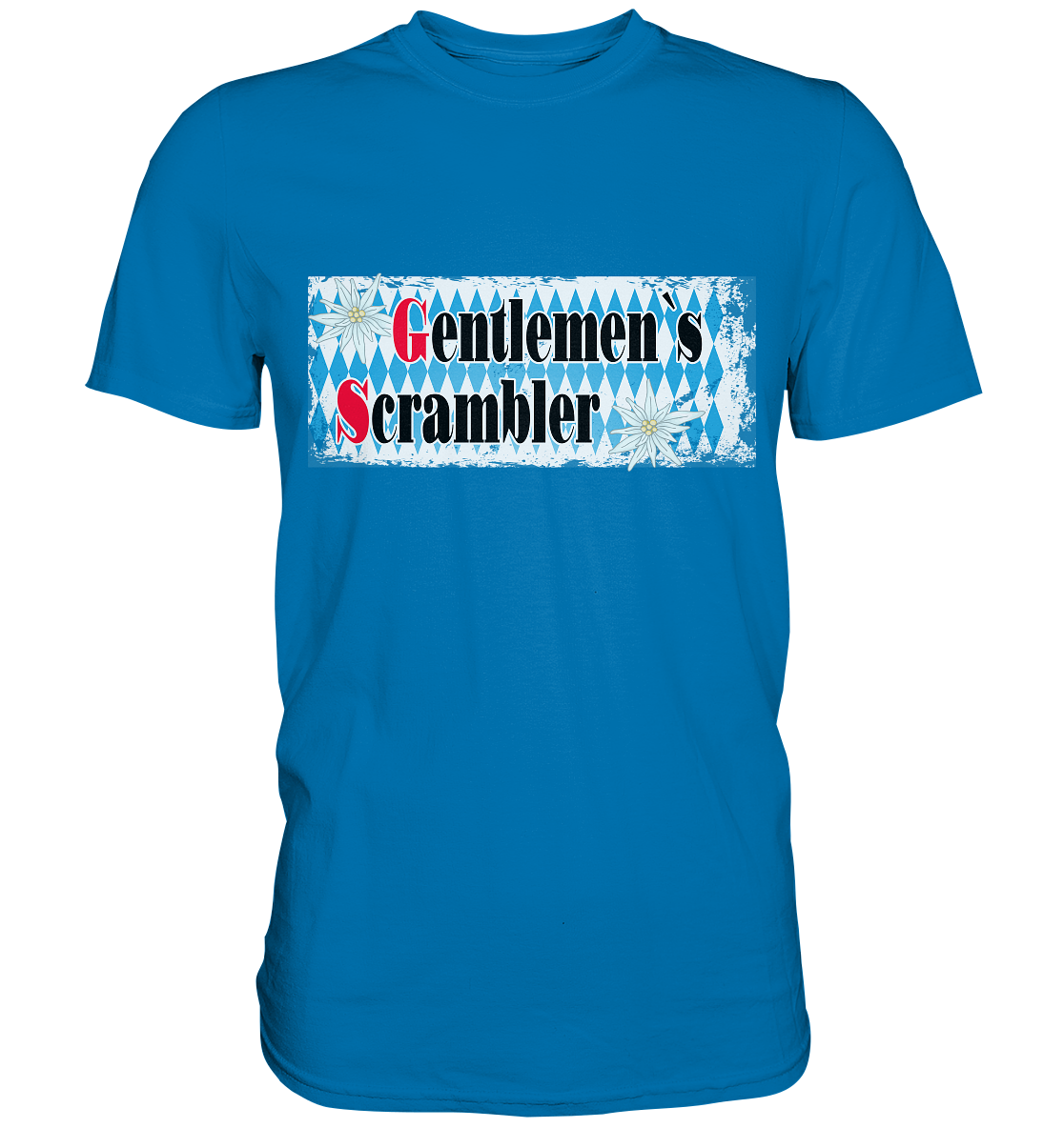 Gentlemen`s Scrambler - GS Adventure Bike - Premium Shirt