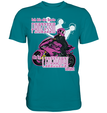 Frauenpower - Prinzessin mit Helm  - Premium Shirt