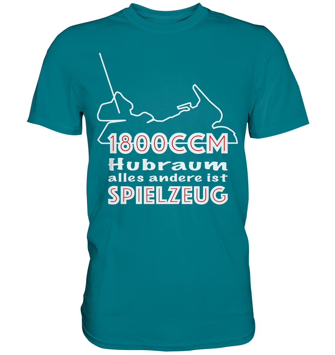 Goldwinger Spruch - 1800ccm Spielzeug - Premium Shirt