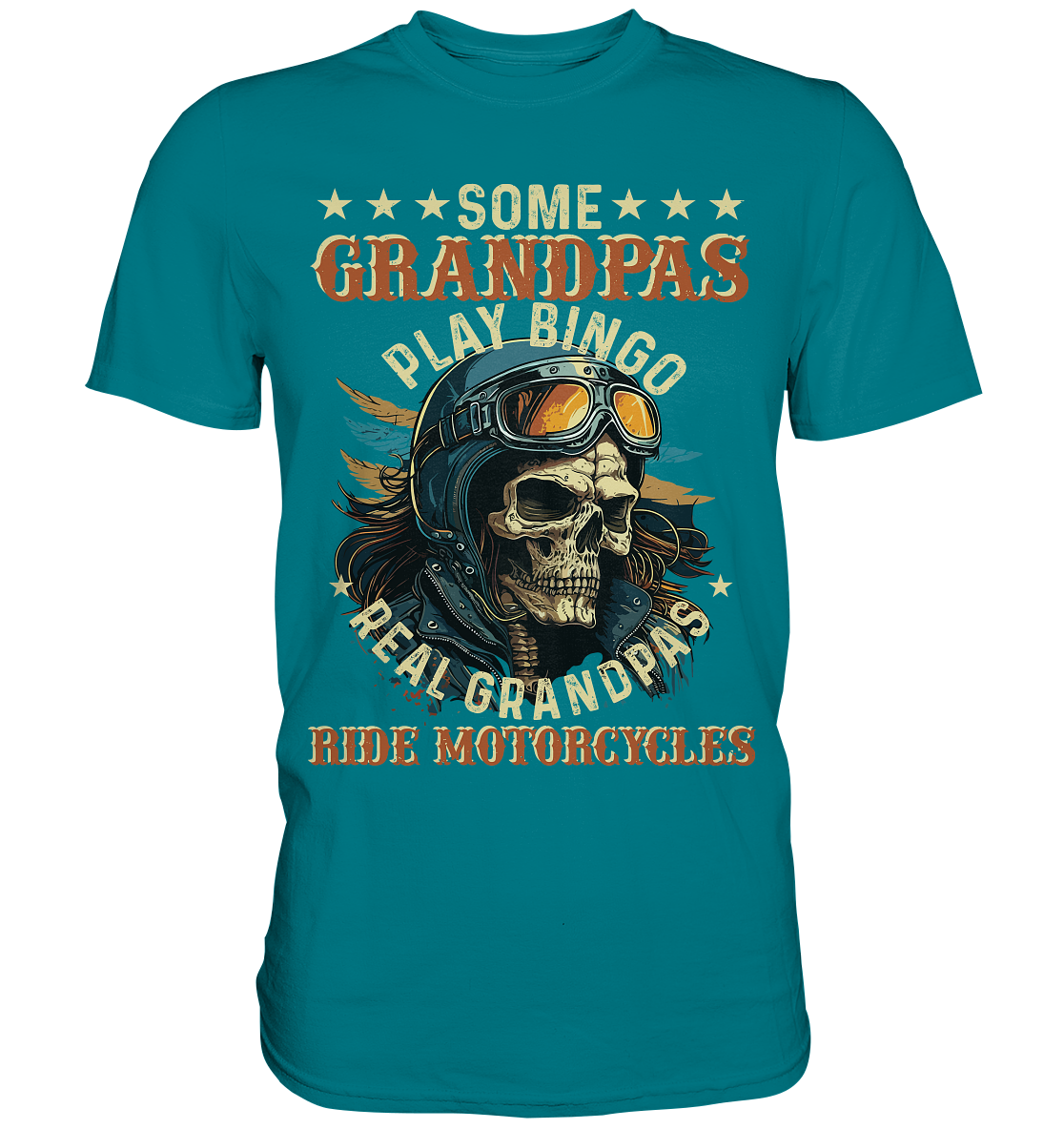 Echte Opas fahren Motorrad - Premium Shirt