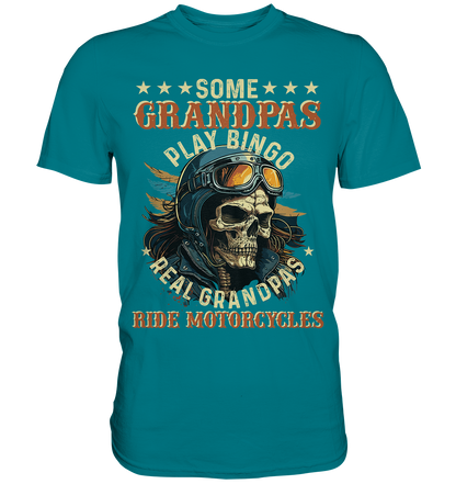 Echte Opas fahren Motorrad - Premium Shirt