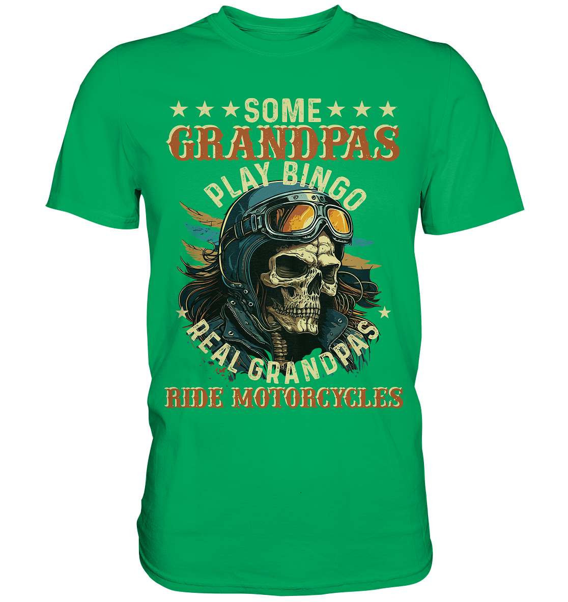 Echte Opas fahren Motorrad - Premium Shirt