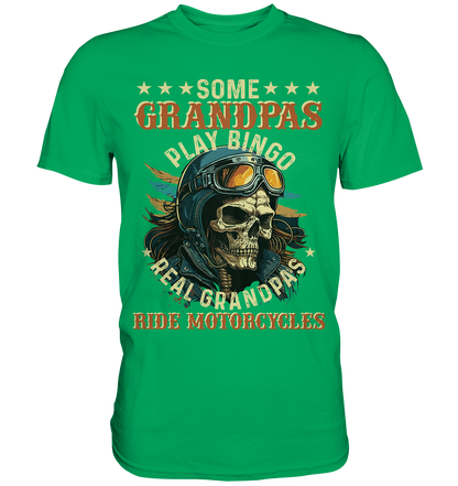 Echte Opas fahren Motorrad - Premium Shirt