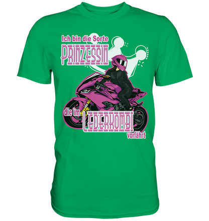 Frauenpower - Prinzessin mit Helm  - Premium Shirt