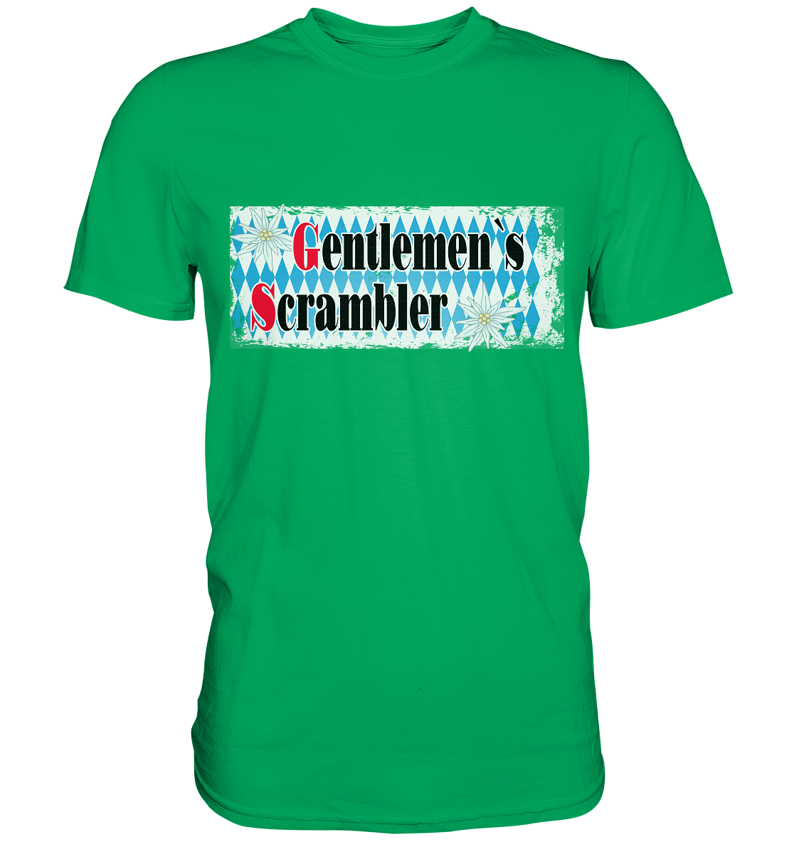 Gentlemen`s Scrambler - GS Adventure Bike - Premium Shirt