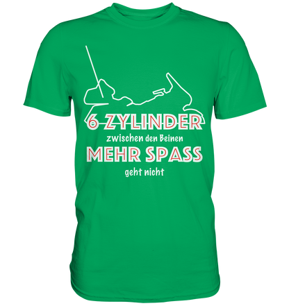 Goldwinger Spruch - 6 Zylinder - Premium Shirt
