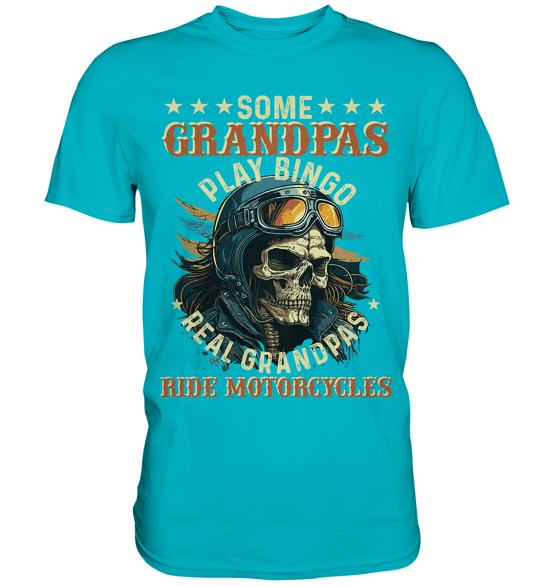 Echte Opas fahren Motorrad - Premium Shirt