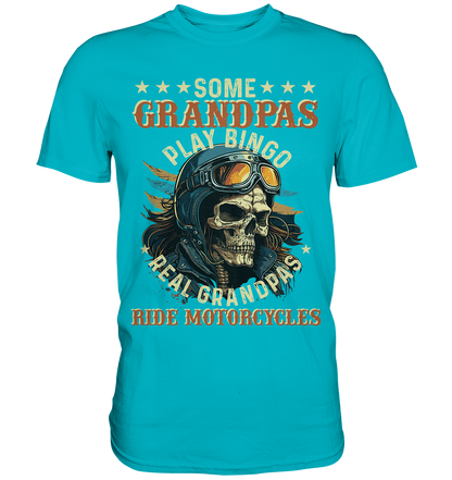 Echte Opas fahren Motorrad - Premium Shirt
