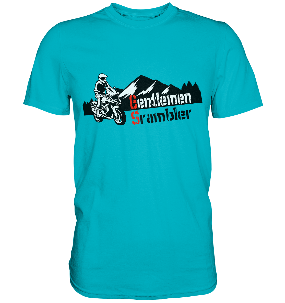 Gentlemen Scrambler - Abenteuer Biker - Premium Shirt