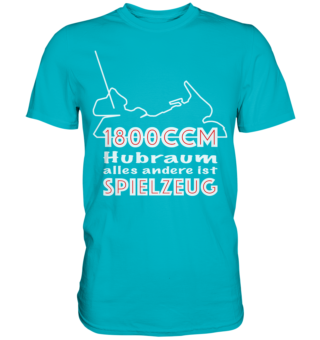 Goldwinger Spruch - 1800ccm Spielzeug - Premium Shirt