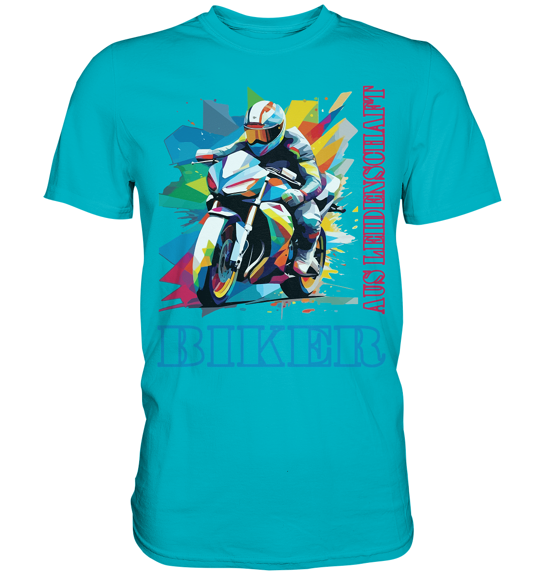 Biker aus Leidenschaft - Abstrakt  - Premium Shirt