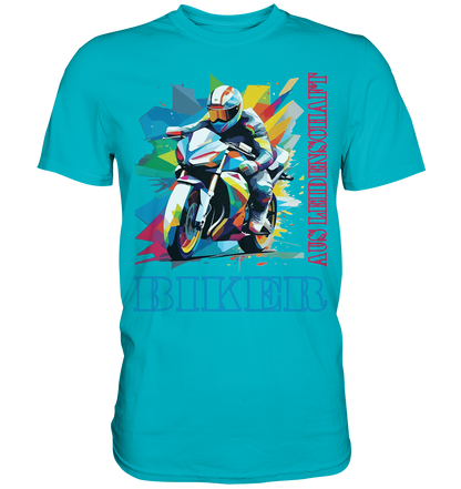 Biker aus Leidenschaft - Abstrakt  - Premium Shirt