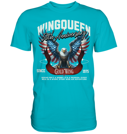 Goldwing Wing Queen 50 Jubiläum 1975 - Premium Shirt