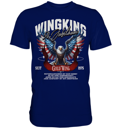 Goldwing Wing King 50 Jubiläum 1975 - Premium Shirt
