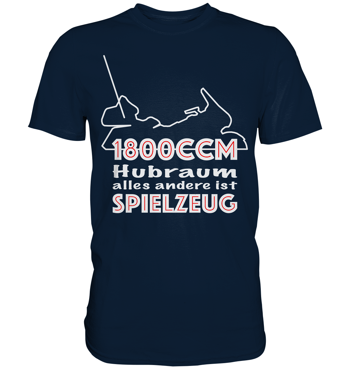 Goldwinger Spruch - 1800ccm Spielzeug - Premium Shirt