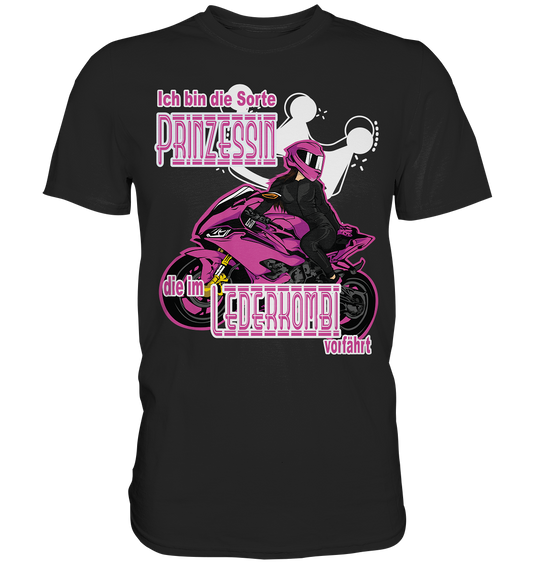 Frauenpower - Prinzessin mit Helm  - Premium Shirt