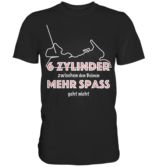 Goldwinger Spruch - 6 Zylinder - Premium Shirt
