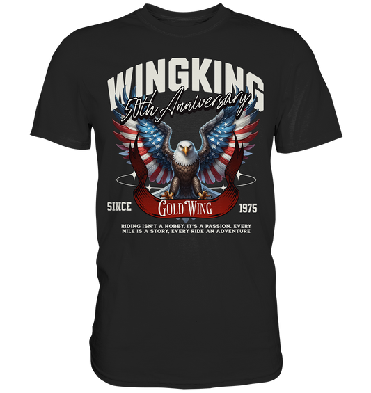 Goldwing Wing King 50 Jubiläum 1975 - Premium Shirt