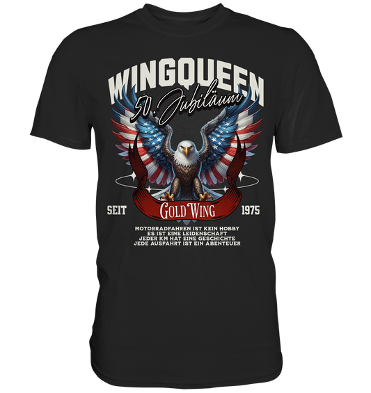 Goldwing Wing Queen 50 Jubiläum 1975 DE - Premium Shirt