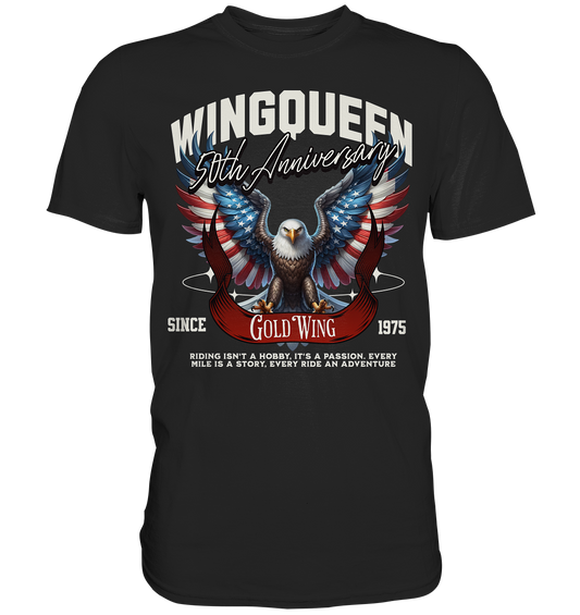 Goldwing Wing Queen 50 Jubiläum 1975 - Premium Shirt
