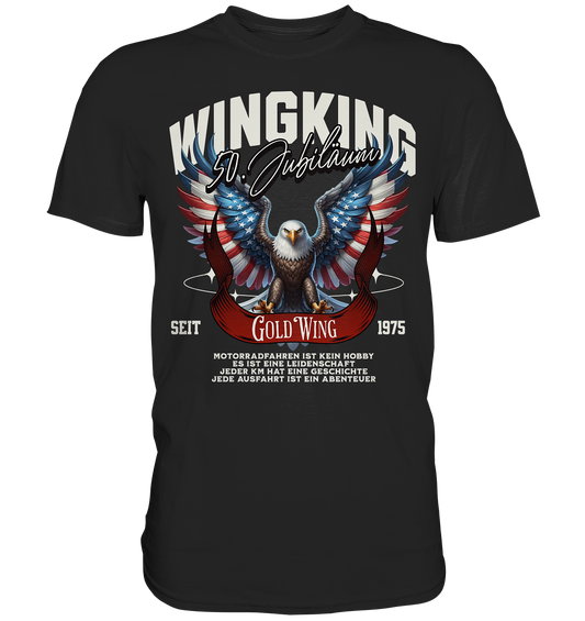 Goldwing Wing King 50 Jubiläum 1975 - Premium Shirt