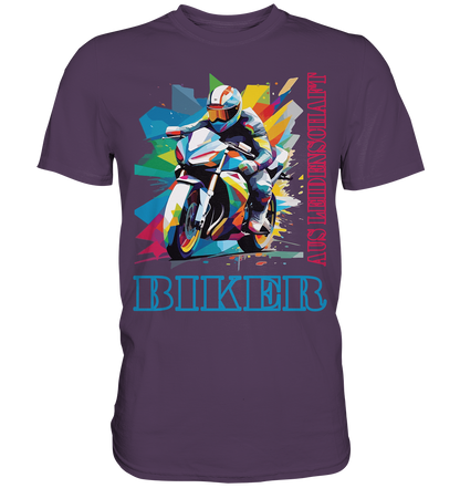 Biker aus Leidenschaft - Abstrakt  - Premium Shirt