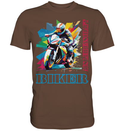 Biker aus Leidenschaft - Abstrakt  - Premium Shirt