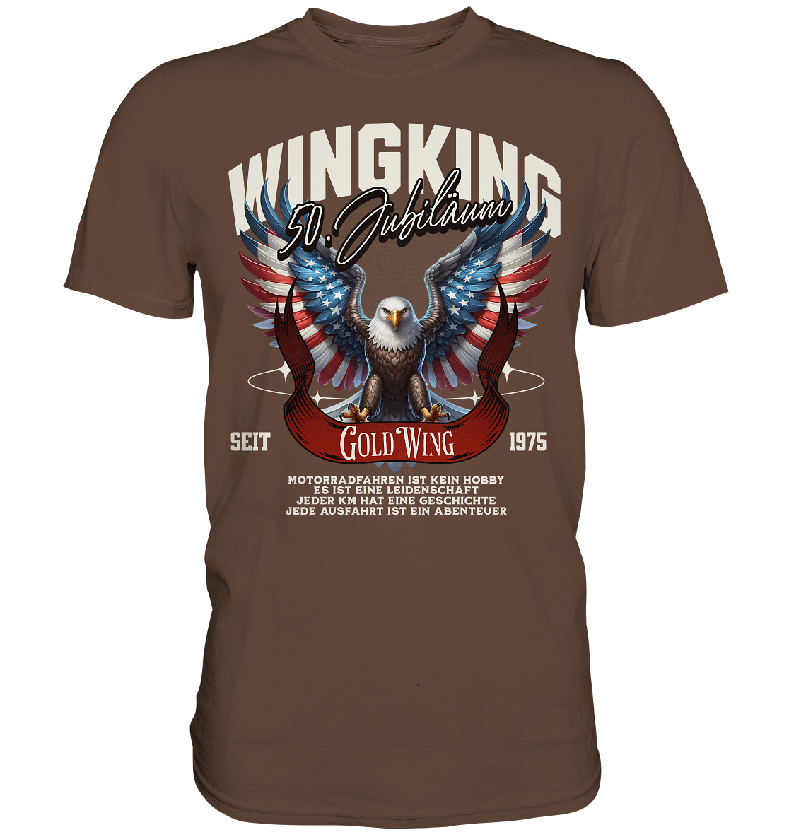 Goldwing Wing King 50 Jubiläum 1975 - Premium Shirt