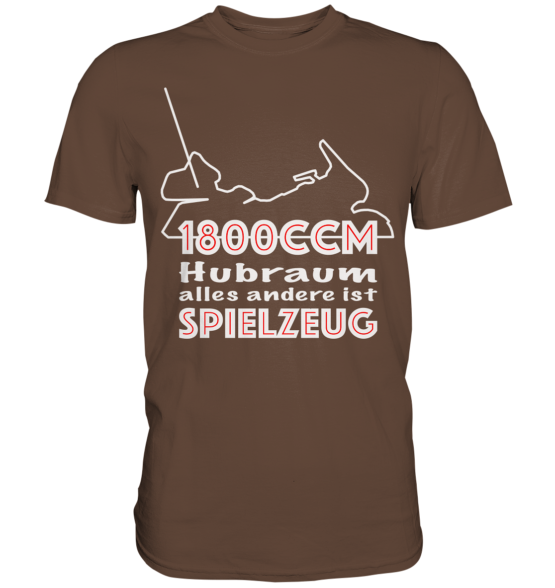 Goldwinger Spruch - 1800ccm Spielzeug - Premium Shirt