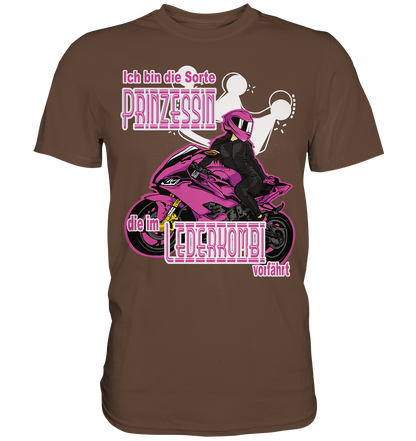Frauenpower - Prinzessin mit Helm  - Premium Shirt