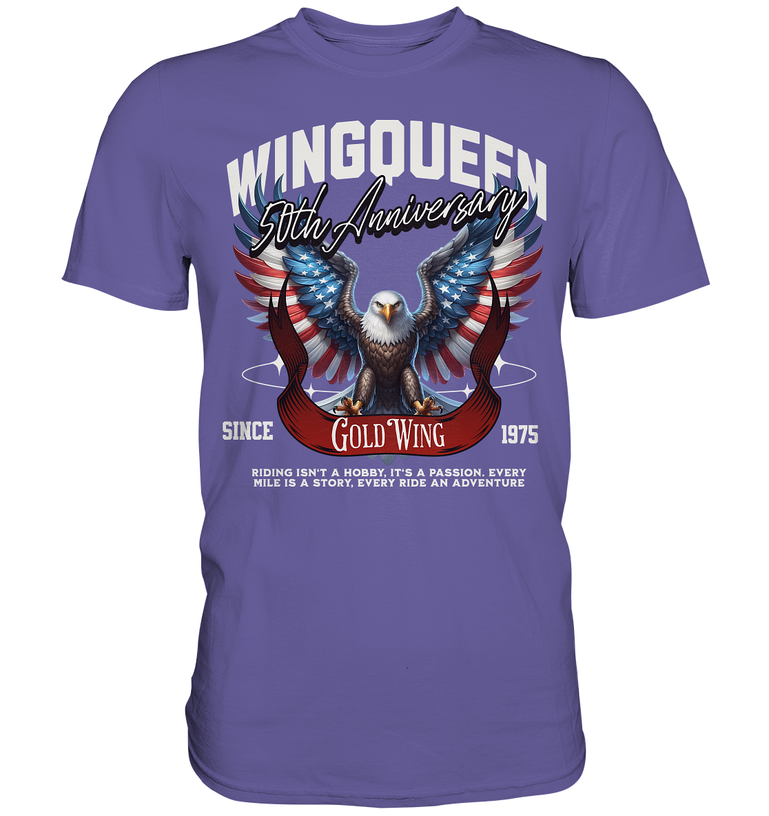 Goldwing Wing Queen 50 Jubiläum 1975 - Premium Shirt