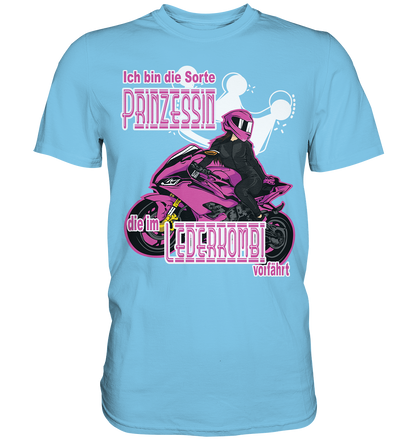 Frauenpower - Prinzessin mit Helm  - Premium Shirt
