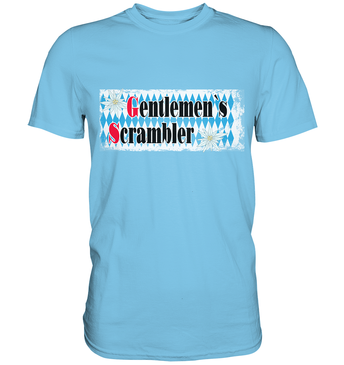 Gentlemen`s Scrambler - GS Adventure Bike - Premium Shirt